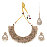 Bridal Kundan Choker Jewellery Set with Earring