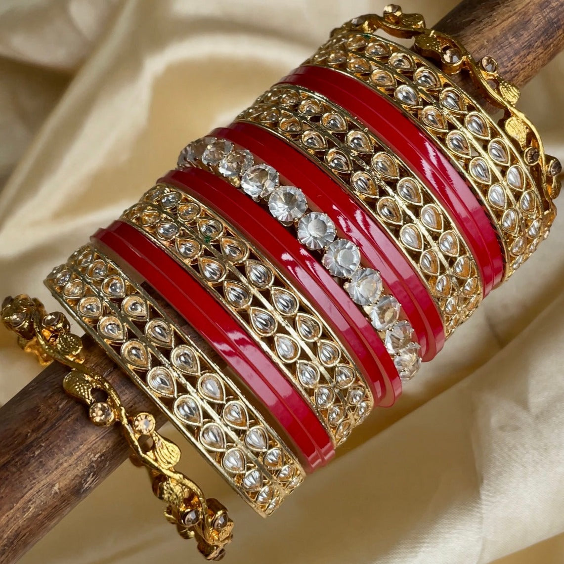 Chuda Bangles Bridal Chura Latest Design Kundan Bridal Chura With