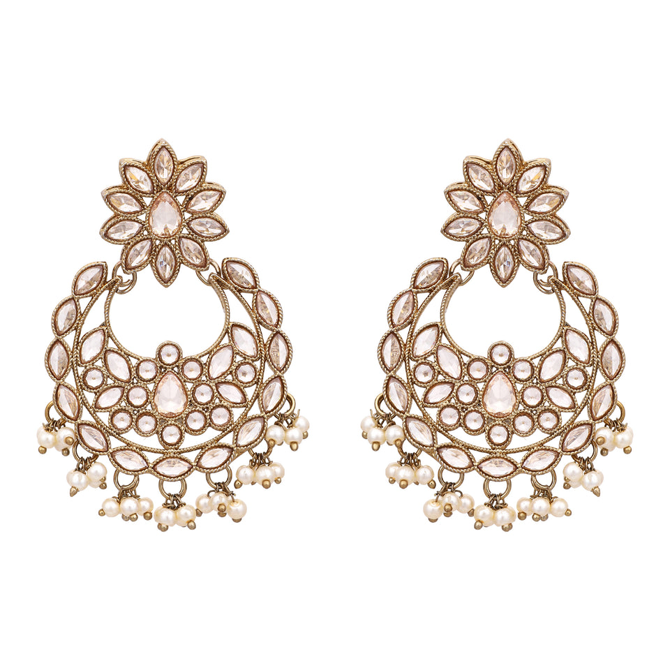 Bridal Kundan Choker Jewellery Set with Earring