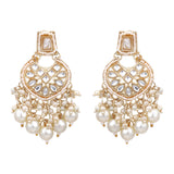 Kundan Pearl and bead Jewellery Set with Earring by Leshya