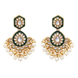 Bridal Kundan Jewellery Set with Earring by Leshya