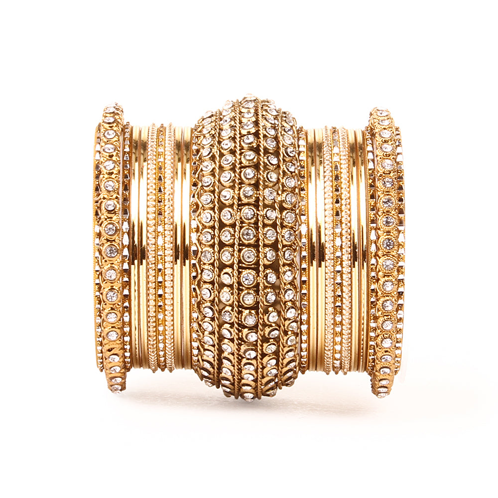 Set of Colored Chakri Shining Bangle Set – BANGLES BY LESHYA