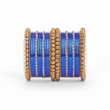 Traditional Indian Bangle Set with Antique Kadas designed for Women Plus Size