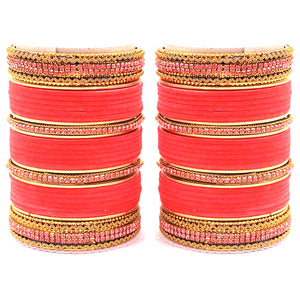Traditional Brass based Bangle set by Leshya for Both Hands