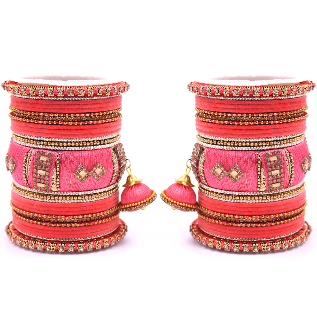 Bridal silk online thread bangles