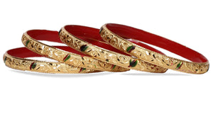 Guarantee Gold  Dyed Bracelets With Floral Design In Multi-Color