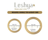 Pearl Bracelet With Golden Lining (2pcs)