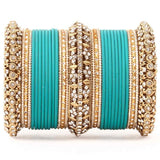 Set of 2 Bridal Matte Textured Bangle Set