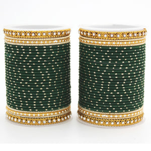 Set of 2 Traditional Partywear bangle sets for women by Leshya Plus size