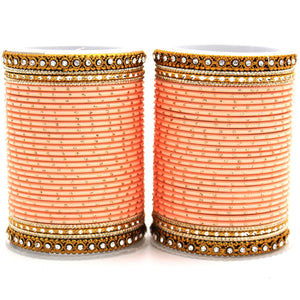 Set of 2 Traditional Partywear bangle sets for women by Leshya Plus size