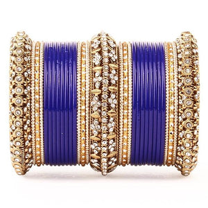 Set of 2 Bridal Matte Textured Bangle Set