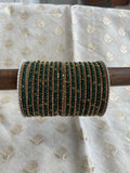 Elegant Colored Thread Bangle Set