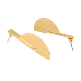 Beautiful Matte Gold Finish Earrings