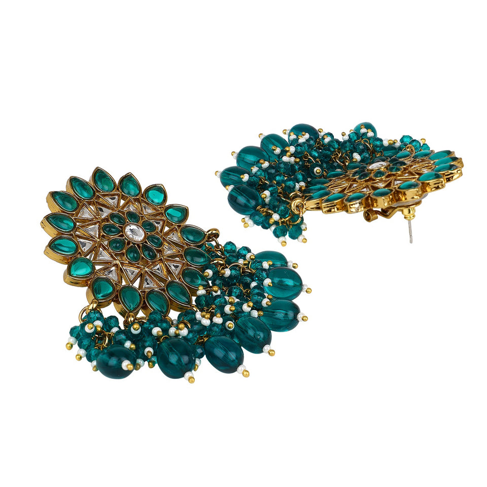 Beautiful Meenakari Jhumki Earrings