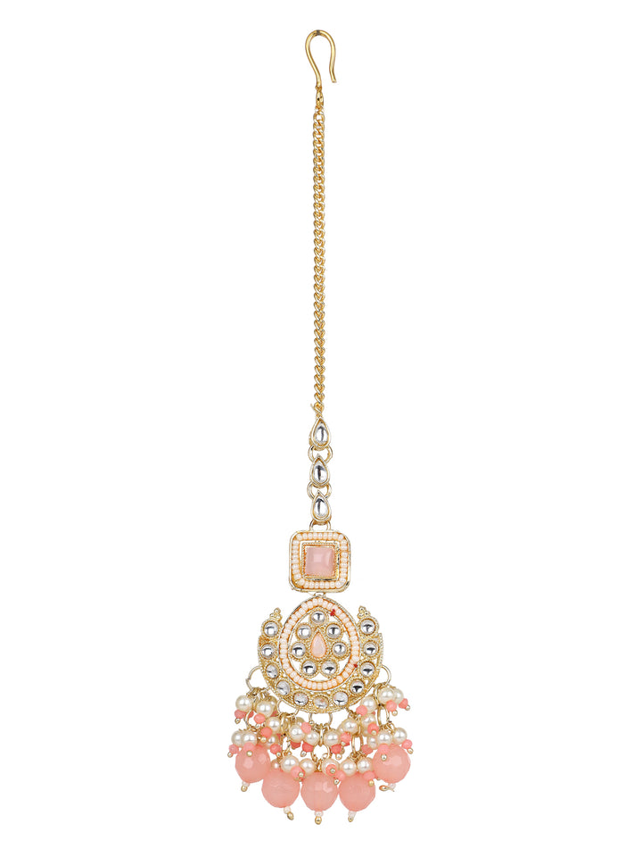 Bridal Kundan Jewellery Set with Earring