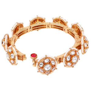 Bridal Kundan Stone chain bracelet