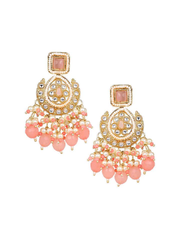 Bridal Kundan Jewellery Set with Earring