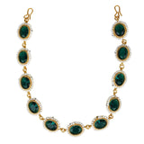 Green Kundan Maatha Patti for Women by Leshya