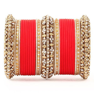 Set of 2 Bridal Matte Textured Bangle Set