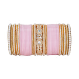 Bridal Chura with Center Kundan Kada by Leshya