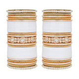 Bridal Chura with Center Kundan Kada by Leshya