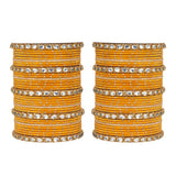 Set of 2 Multi Colour Bangle Set by Leshya