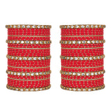 Set of 2 Multi Colour Bangle Set by Leshya