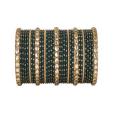 Set of 2 Multi Colour Bangle Set by Leshya