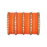 Set of 2 Multi Colour Bangle Set by Leshya