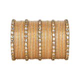 Set of 2 Multi Colour Bangle Set by Leshya