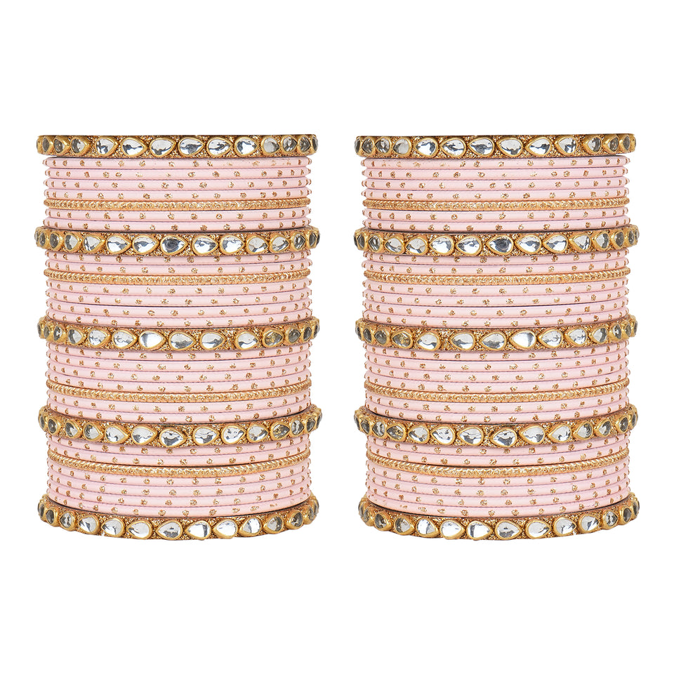 Set of 2 Multi Colour Bangle Set by Leshya