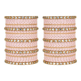 Set of 2 Multi Colour Bangle Set by Leshya