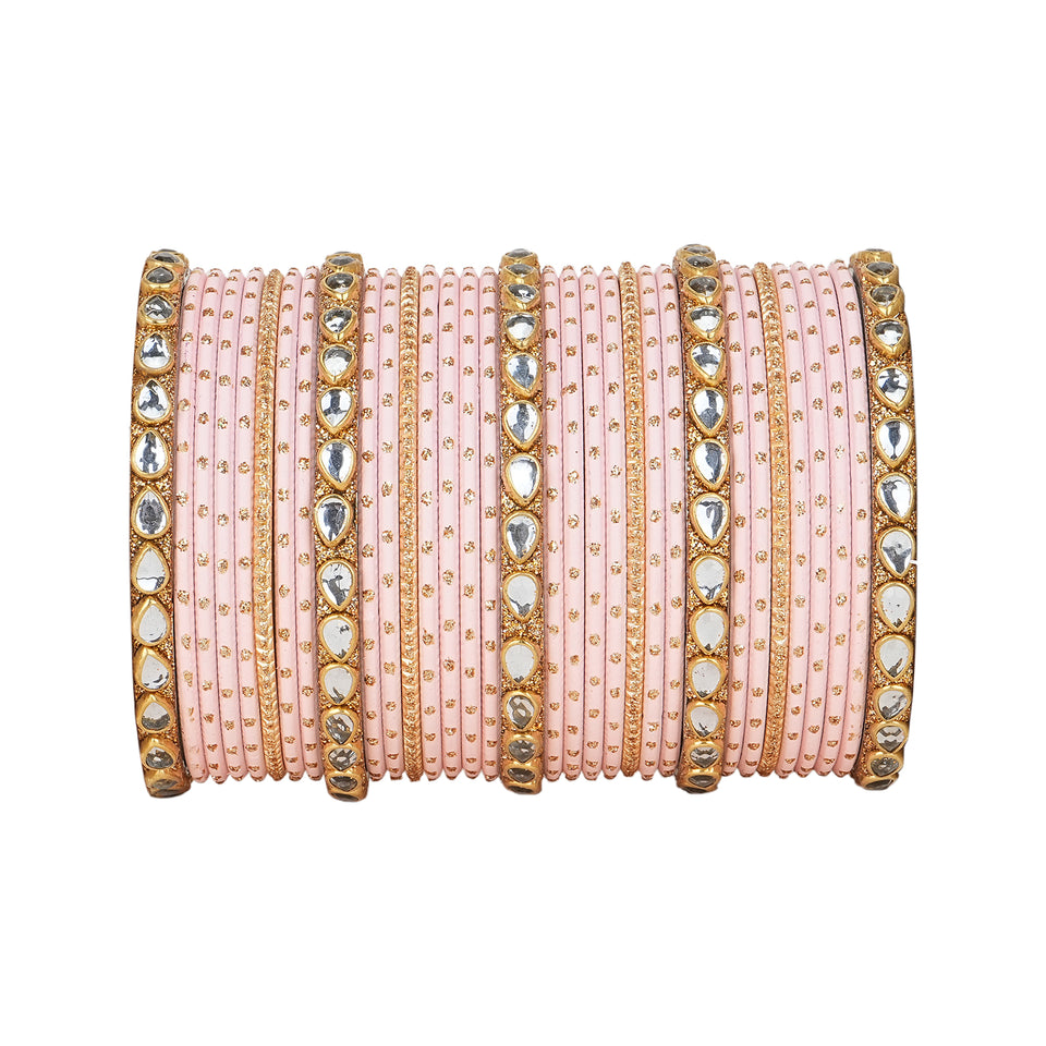 Set of 2 Multi Colour Bangle Set by Leshya