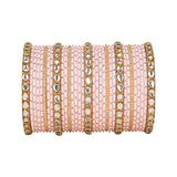 Set of 2 Multi Colour Bangle Set by Leshya