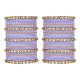 Set of 2 Multi Colour Bangle Set by Leshya