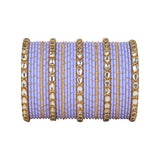 Set of 2 Multi Colour Bangle Set by Leshya