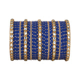 Set of 2 Multi Colour Bangle Set by Leshya