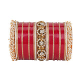 Traditional Bridal Chura with Gajra Kada by Leshya