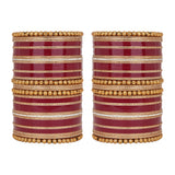 Traditional Bridal Chura with Ball Kada by Leshya (Plus size)