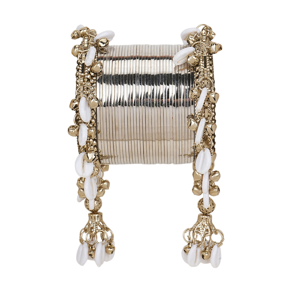 Shell hanging Bangle set by Leshya for both hands
