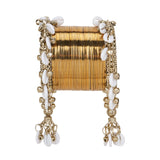 Shell hanging Bangle set by Leshya for both hands