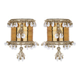 Shell hanging Bangle set by Leshya for both hands