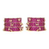 Kashmiri Ghungroo with Glass bangles by Leshya