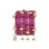 Kashmiri Ghungroo with Glass bangles by Leshya