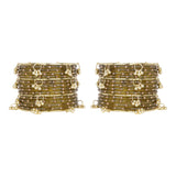 Kashmiri Ghungroo with Glass bangles by Leshya