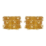 Kashmiri Ghungroo with Glass bangles by Leshya