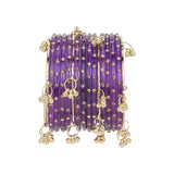 Kashmiri Ghungroo with Glass bangles by Leshya