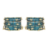 Kashmiri Ghungroo with Glass bangles by Leshya