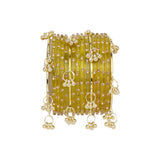 Kashmiri Ghungroo with Glass bangles by Leshya