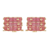 Kashmiri Ghungroo with Glass bangles by Leshya